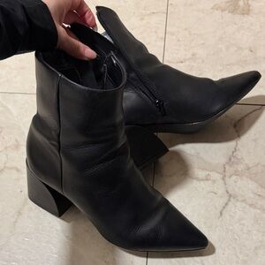 Steve Madden Black Heeled Boots